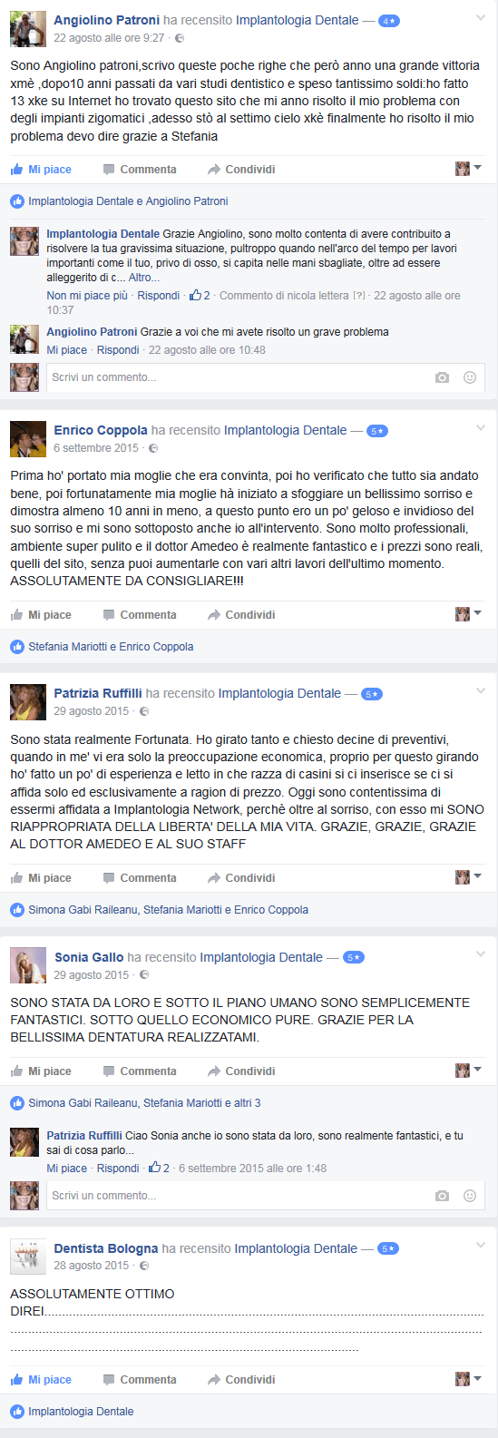 recensioni pazienti